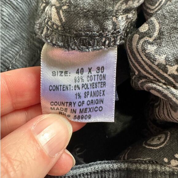 Cremieux Premium Denim DarkGray Corduroy Straight Leg Pants, Size 40x30 - Picture 4 of 7